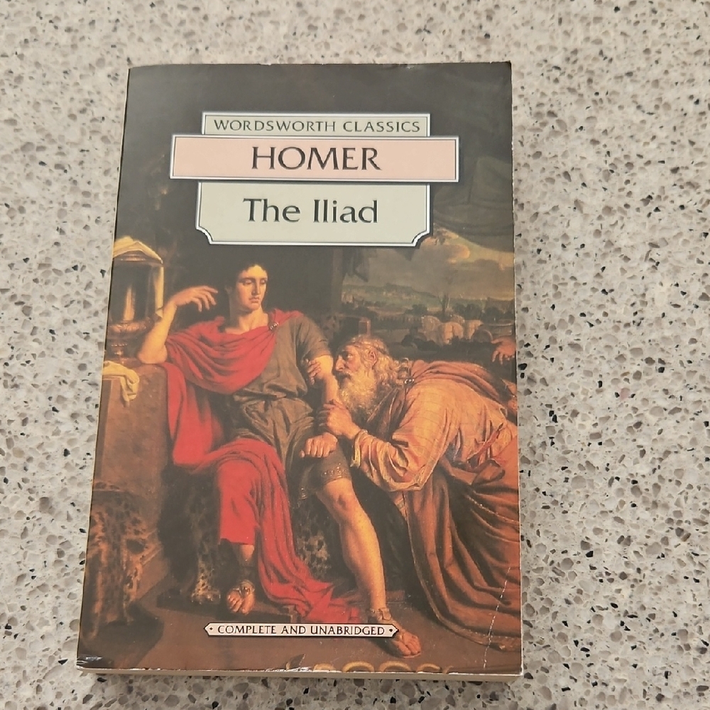 Paperback, Good Condition: Wordsworth Classics 'The Iliad' by Homer